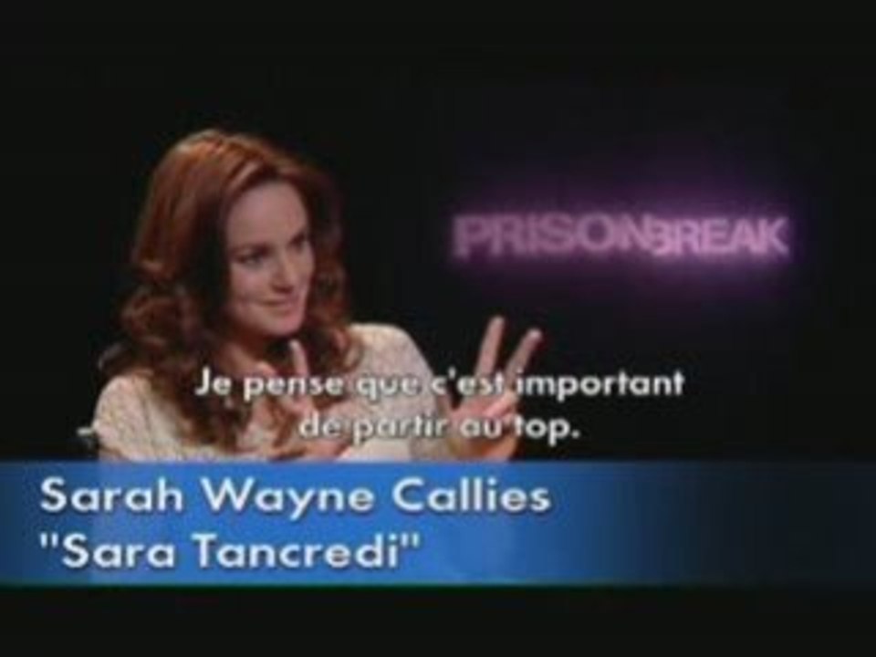 Prison break cast interview news saison 4
