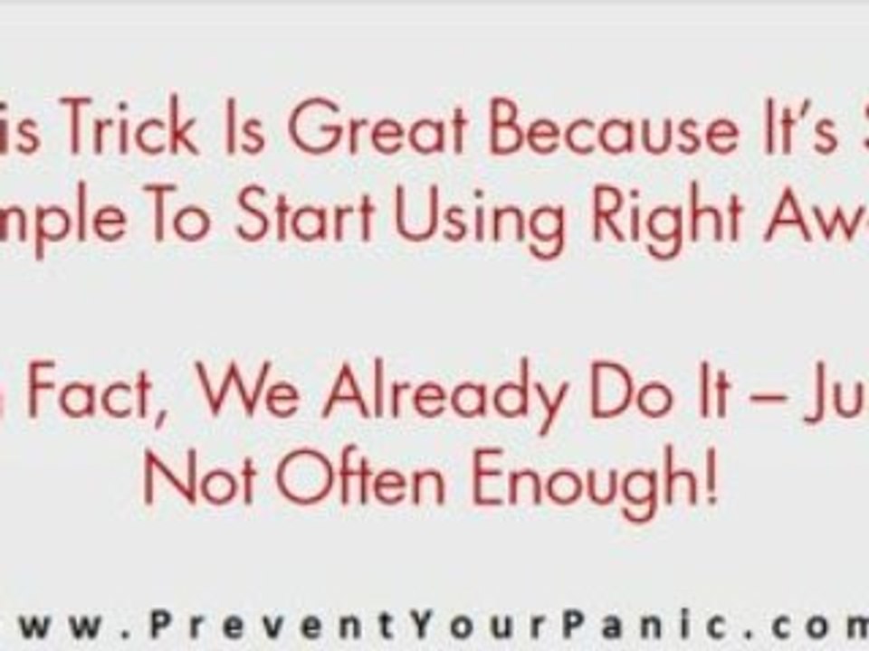 Anxiety Attack Relief and Treatment