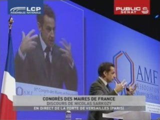Discours N.Sarkozy au congrès de l'AMF