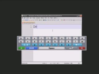 CVK v2 - Clavier Virtuel - Défilement Automatique