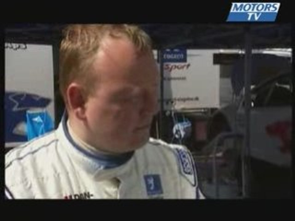 Camera embarqee crash Peugeot 207 s2000 Rallye danemark