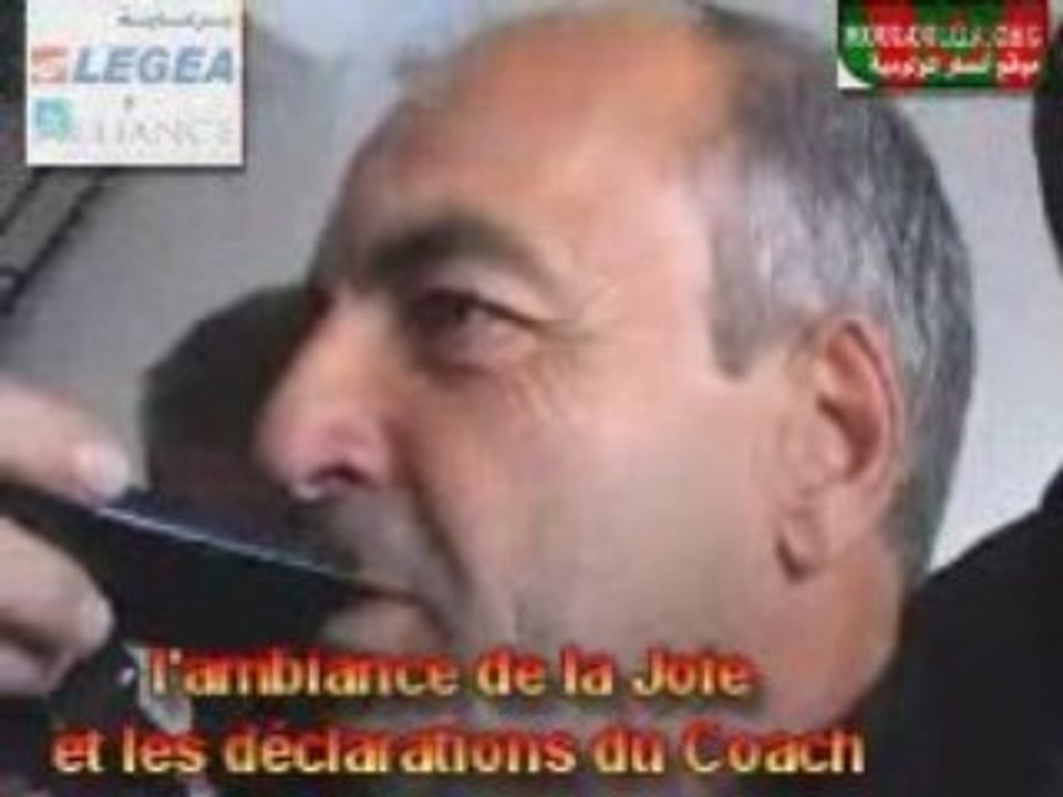 la Joie et Déclarations du caoch après le match MCA 2-1 JSK
