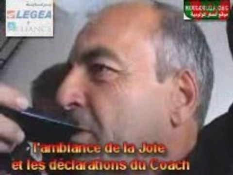 la Joie et Déclarations du caoch après le match MCA 2-1 JSK