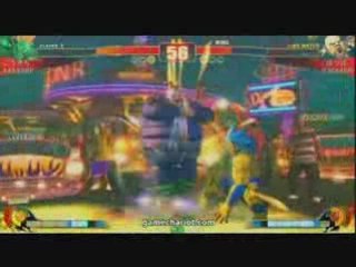 Street Fighter 4 : Blanka vs Rufus