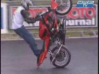 Demonstation au Stunt Bike show 2007