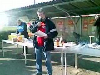 Rassemblement Intersyndical Rhodia Chalampé du 27 11 2008