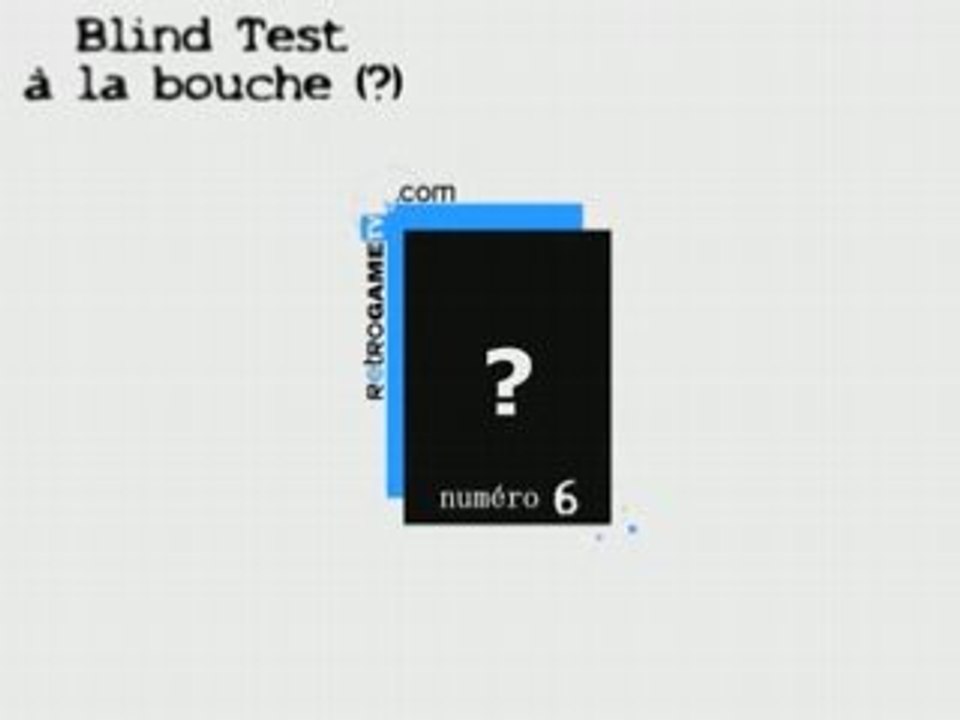 Blind Test à la bouche SEGA