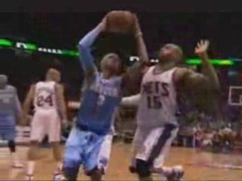 Allen Iverson crazy fade away duble clutch and1 nolook shot