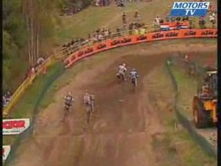 Recapitulatif de la course 1 en Moto cross MX2 a  Loket