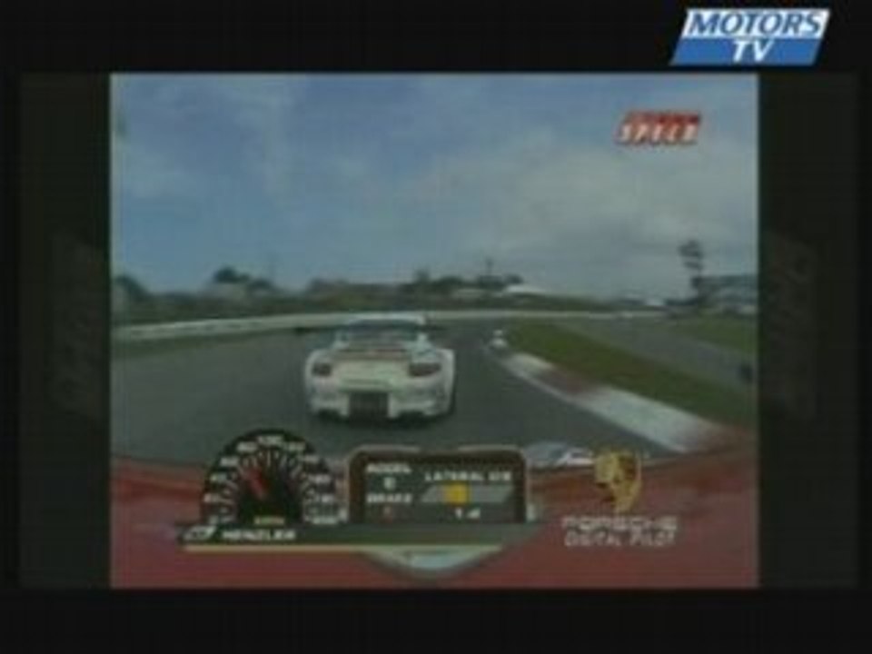 Camera embarquee dans une porsche en Alms a mosport