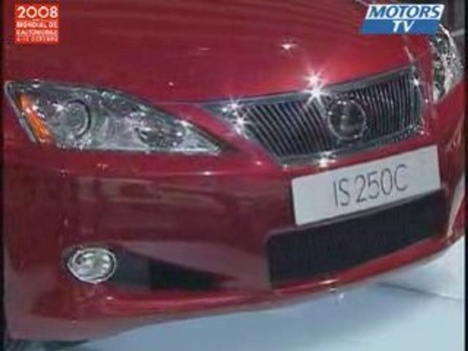 Lexus IS 250C : nouveaute Mondial auto 2008