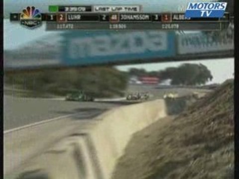Spectaculaire bataille Pagenaud Kanaan ALMS Laguna Seca