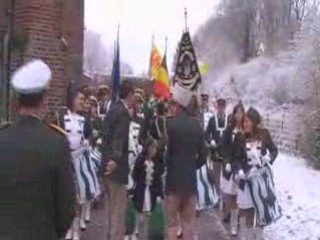 la fanfare de moulbaix et ses majorettes(belgique)
