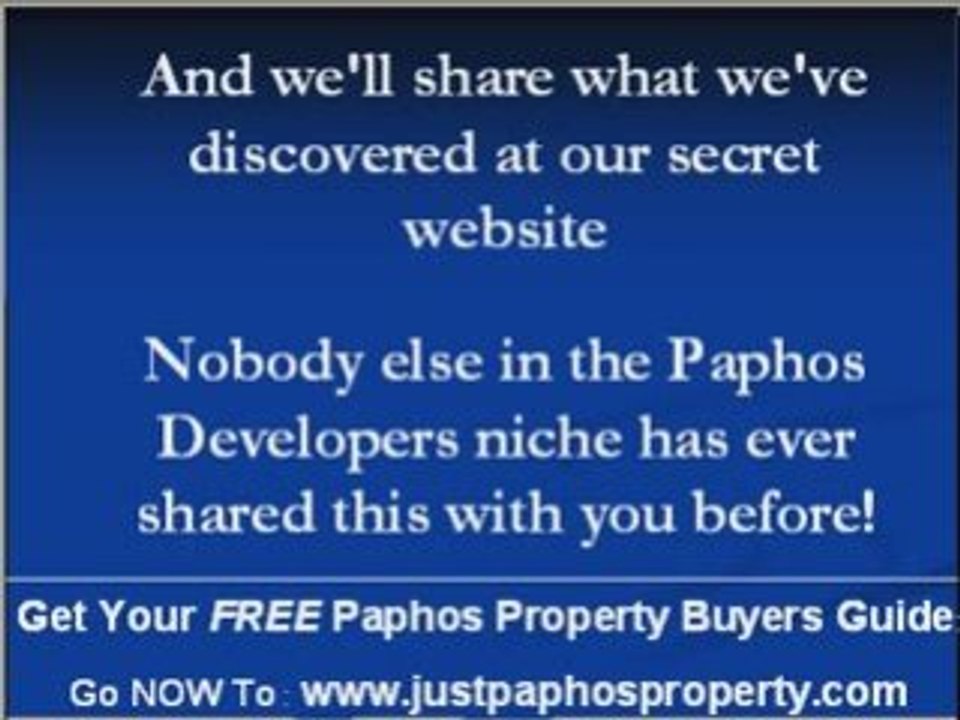 Paphos Estate Agents