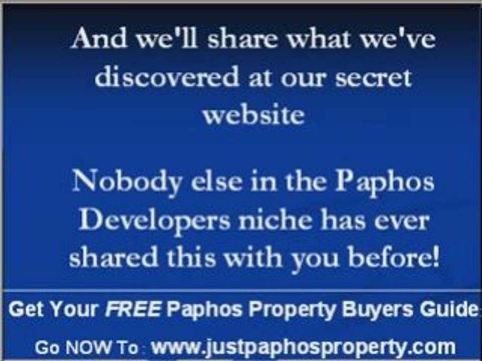 Paphos Estate Agents