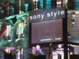 Rise-Up à l'ouverture du magasin Sony Style Georges V