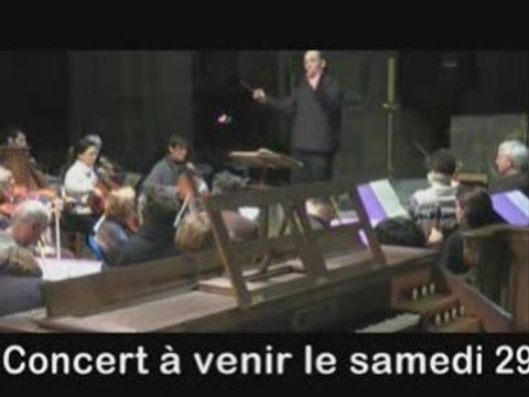 Répétition générale avant le concert