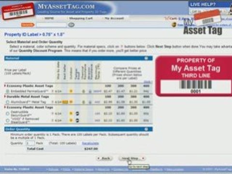Asset Tags and Asset Labels Creation Walkthrough