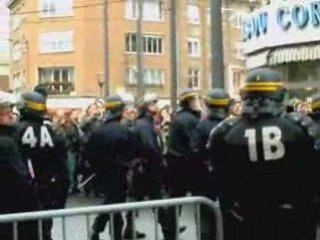 L'arrivée du président de la République place d'Armes