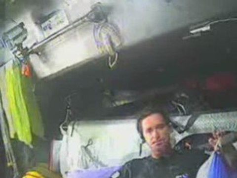 Voile Vendée Globe 08 J19 Vidéo Conf avec Sébastien Josse