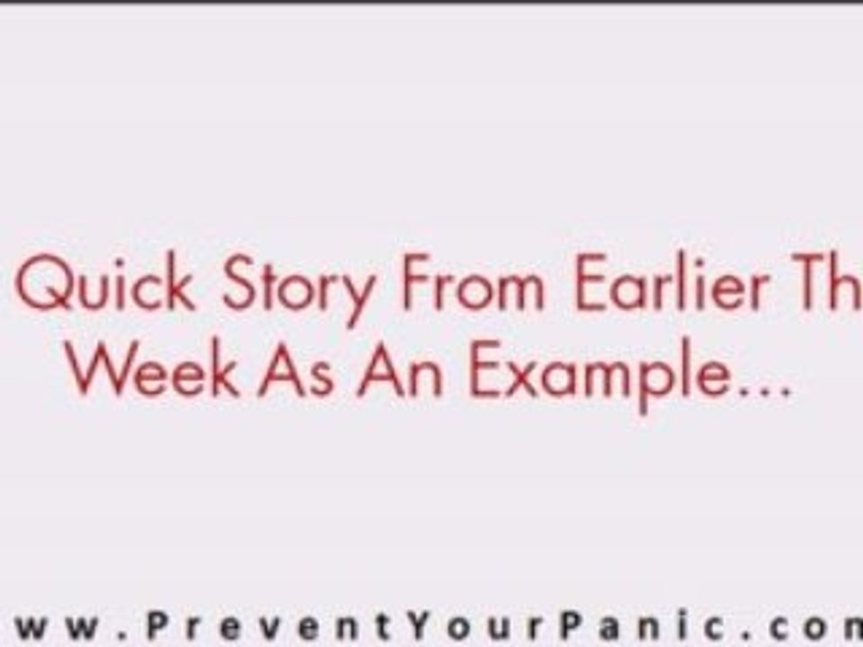 How To Cure Panic Attacks - Panic Attack Cure