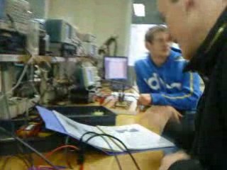 Petite pause vidéo en TP de Télécommunications