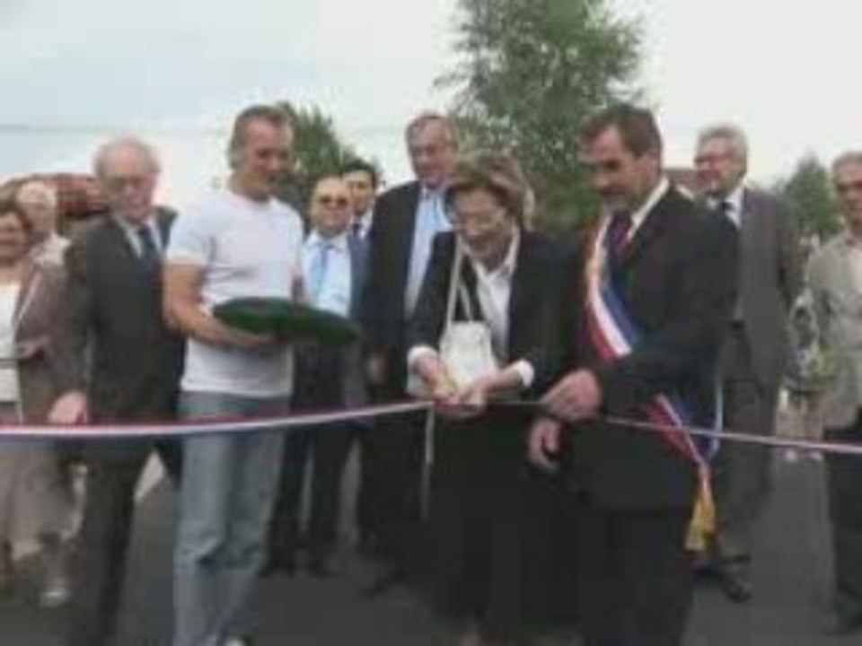 Inauguration par MN Lienemann de 20 logements à Ribecourt