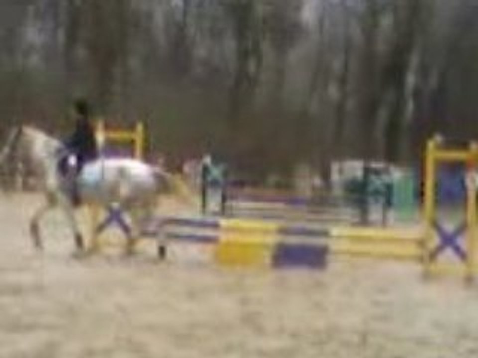 ma copine qui participe a son premier concour de cso