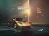 Need For Speed Undercover liste des voiture PC