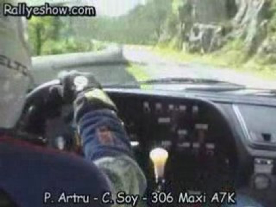 Rallye d'Annonay 2008 - Cam embarquée Artru - ES 5