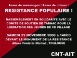 (1) Prise de parole en soutien aux inculpés du 11 novembre