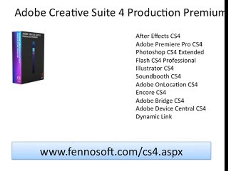 Creative Suite Premium Adobe CS4 Creative suite 4