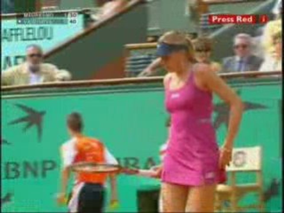 Roland Garros 2006 - Vaidisova vs Mauresmo 1/8