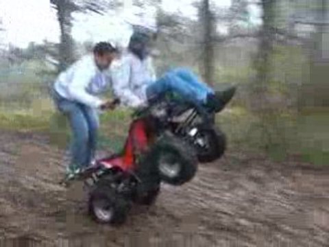 2 roues à 2 en quad