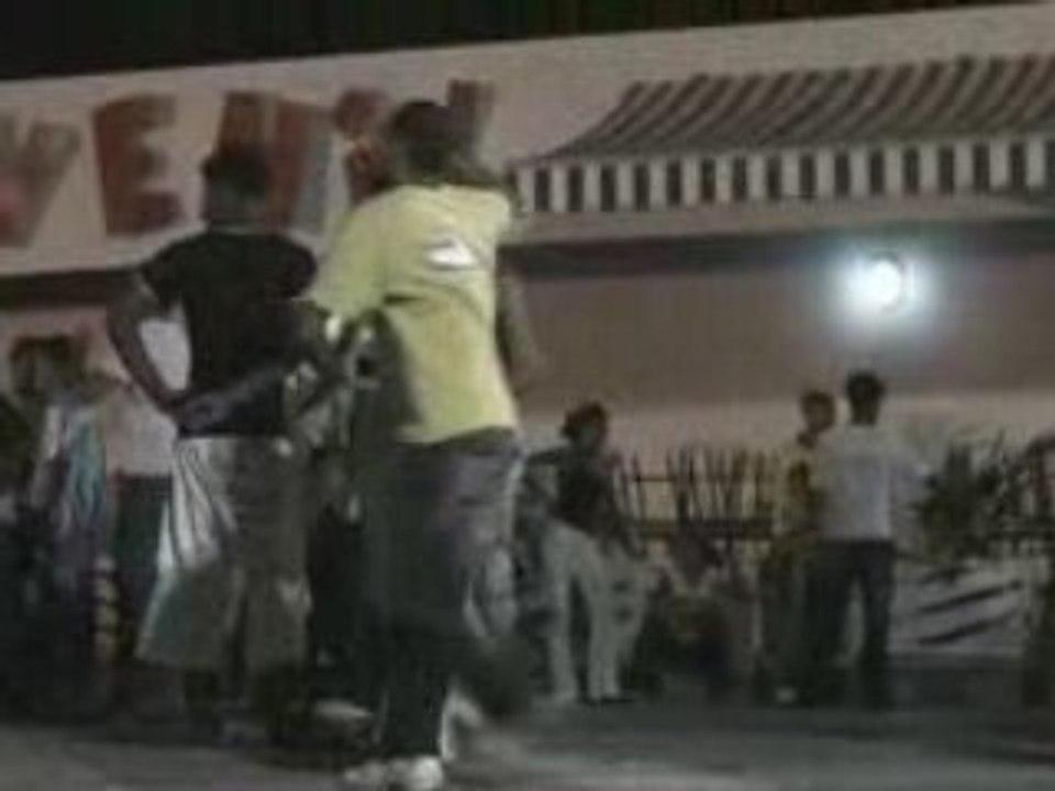 Santiago de cuba, plaza juvenil, salsa dancing