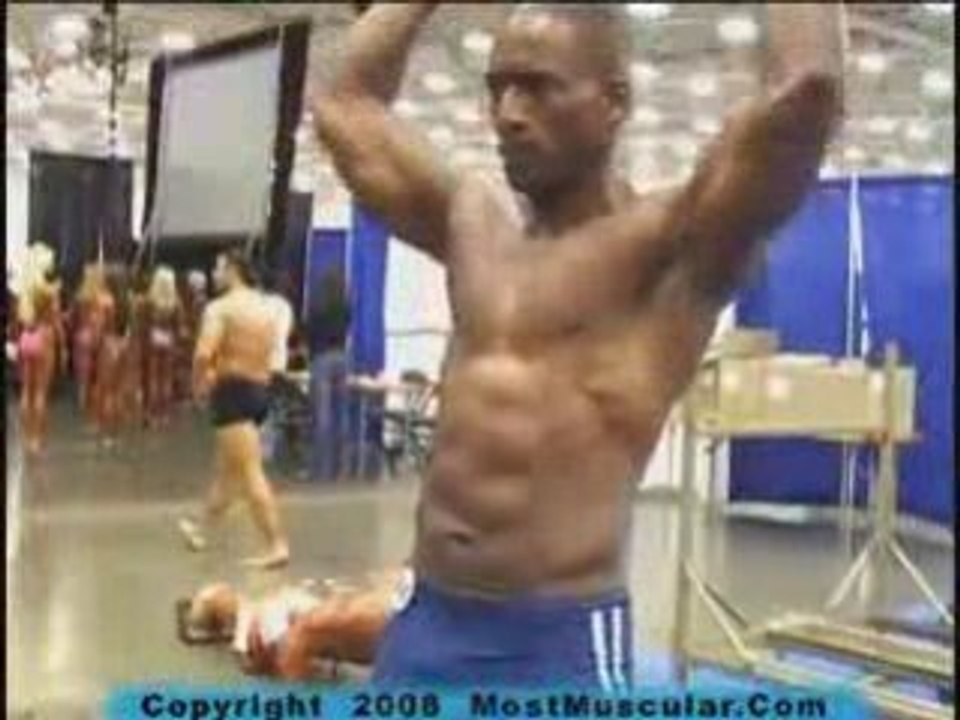 bodybuilding video - backstage bodybuilding competition