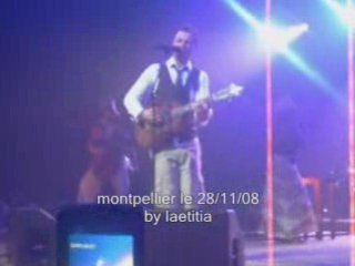 christophe maé le 28/11/08 a montpellier