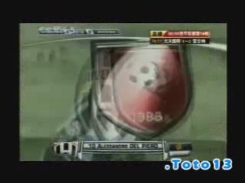 JUVENTUS TURIN - REGGINA 4-0 BUT DE DEL PIERO