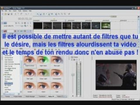 Tutorial Sony Vegas sur les filtres