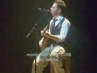 christophe maé le 28/11/08 a montpellier