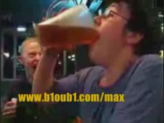 boire une bière coup sec