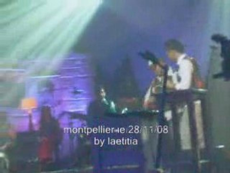 christophe maé le 28/11/08 a montpellier