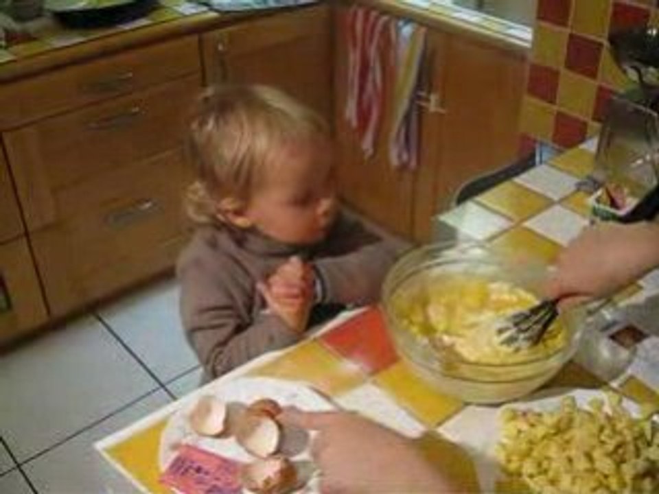 Je fais un gateau