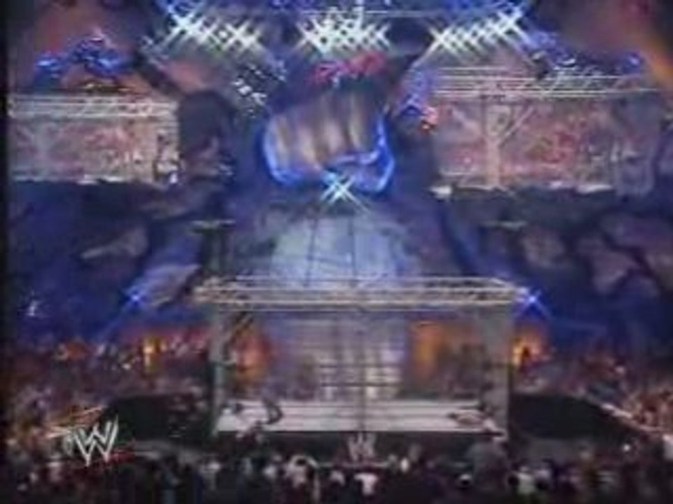 edge vs kurt angle  (cage match) smackdown!