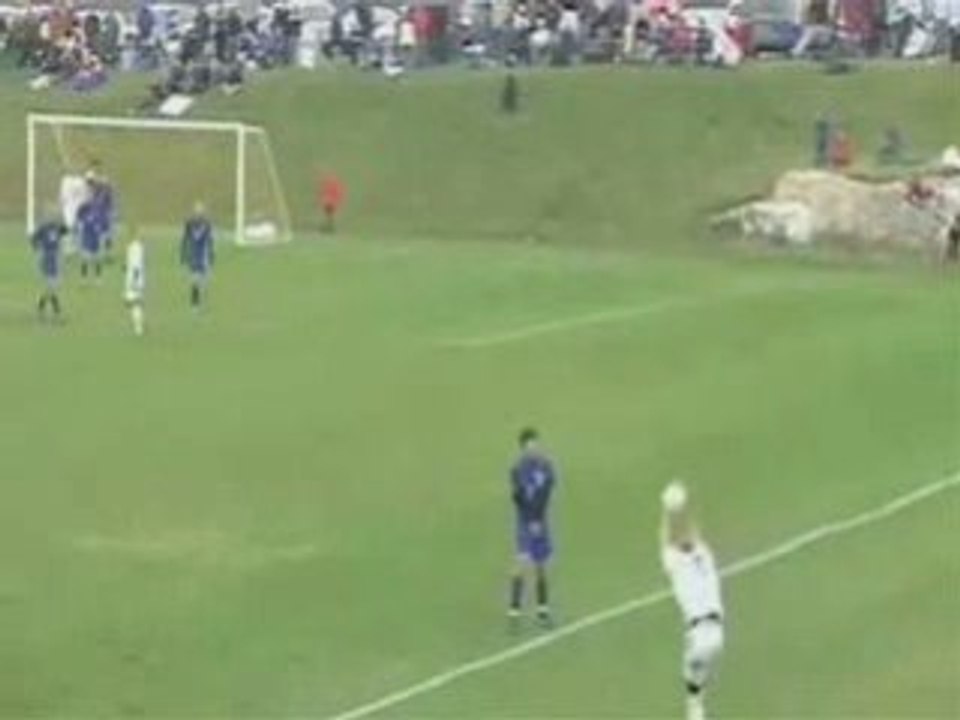 ballon de foot dans la tete avec salto