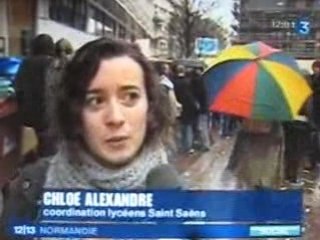 Manifestation lycéenne et étudiante du 27 novembre à Rouen