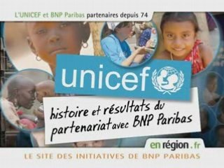L'Unicef et BNP Paribas partenaires depuis l'hiver 74