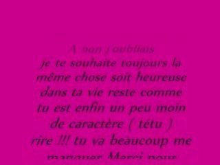 Aurélie pour ton départ