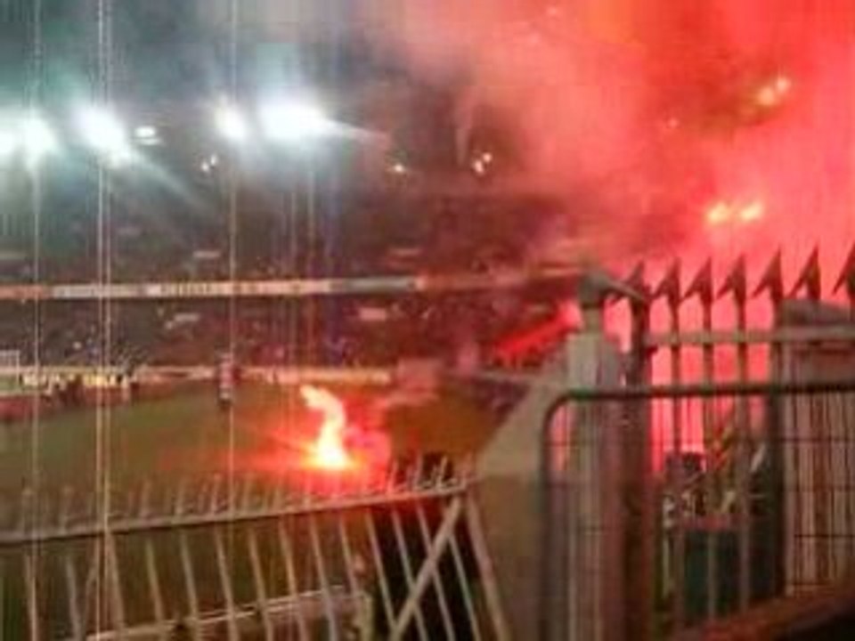Tribune boulogne  PSG-OL