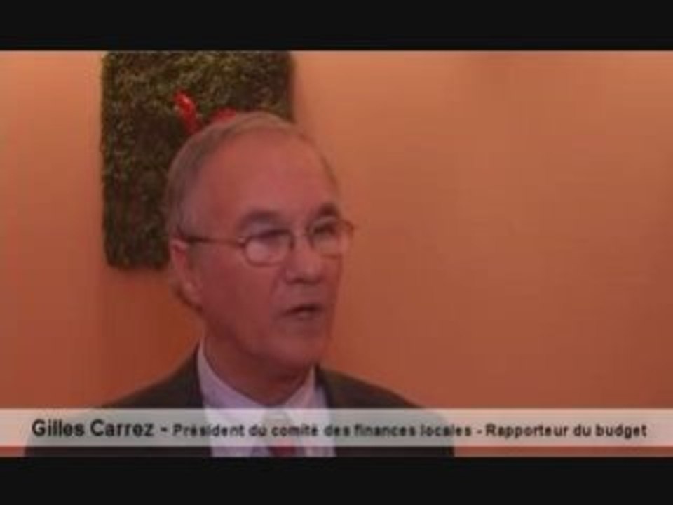 Gilles Carrez : profonde réforme de la fiscalité locale